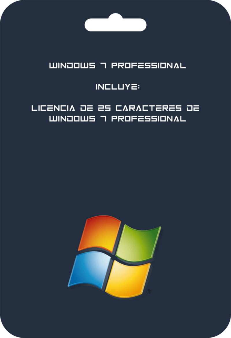 clave de producto Windows 7