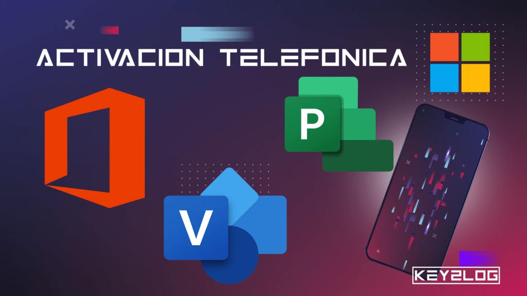 Activación Telefónica Office Visio Project