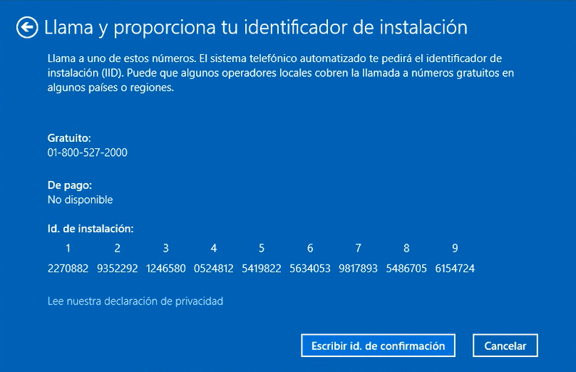 Como activar Windows por telefono 4
